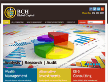 Tablet Screenshot of bchglobalcapital.com